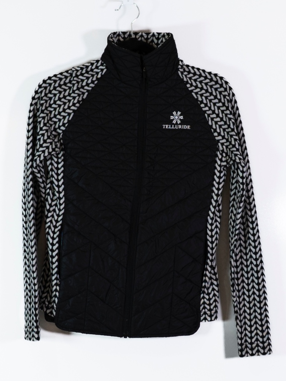 Krimson Klover Switchback Mixed Media Wool Blend Telluride Embroidered Jacket S